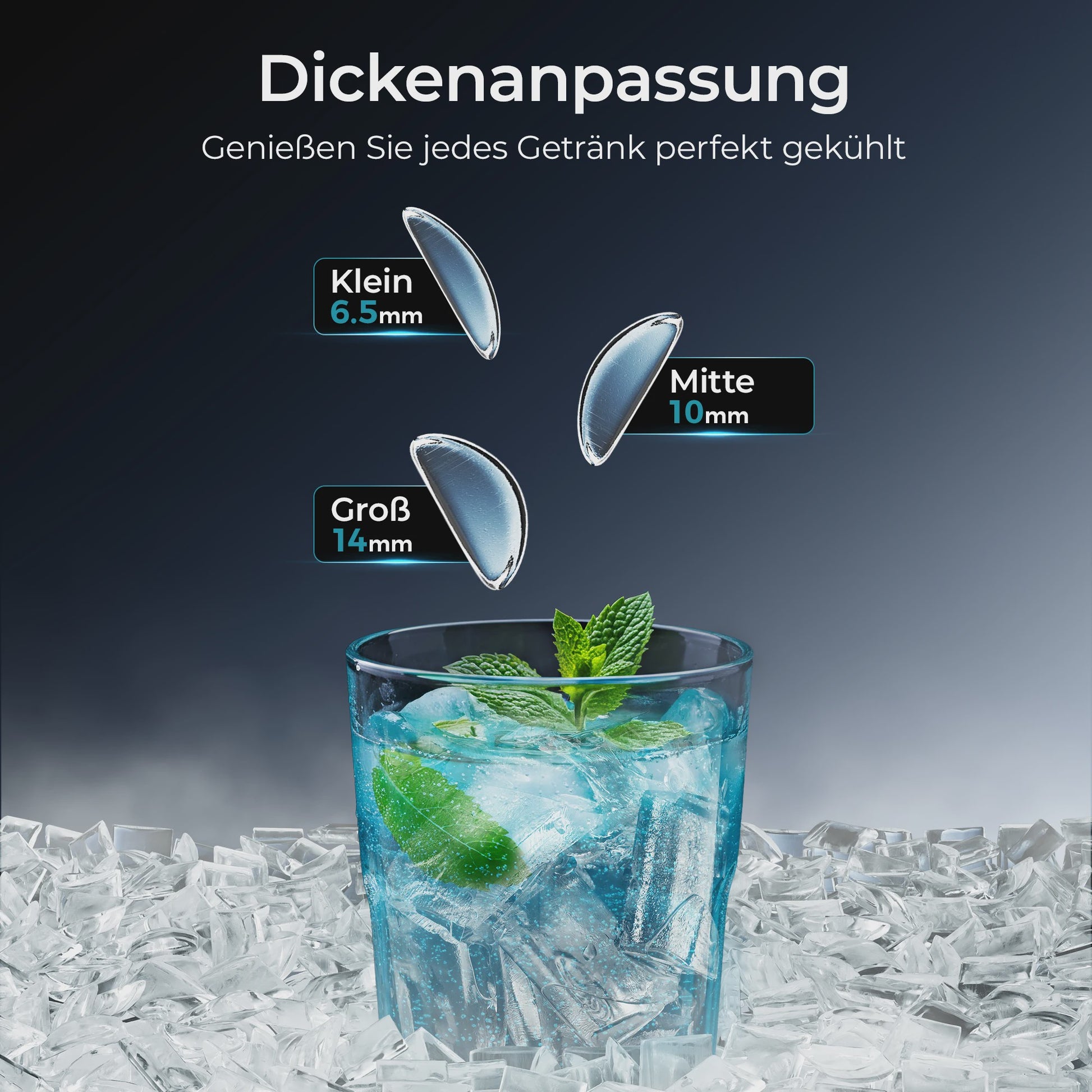 Automatische IJsmachine aanrecht - Crescent Vormige IJsblokjes - Snel & Efficiënt
