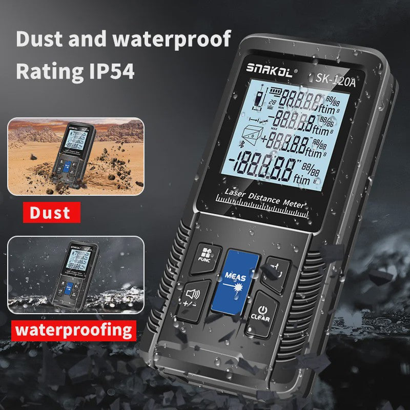 Digitale Laser Afstandsmeter 40m-120m - Precisie Meetlint met Diverse Functies