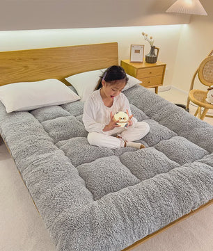 Luxe Lamsvel Matras Topper - Extra Zacht & Warm - Geschikt voor Slaapzaal & Thuis