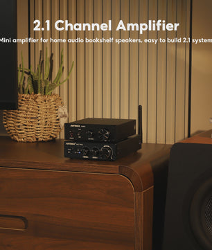 AIYIMA A07 PRO Bluetooth 5.2 Versterker TPA3255 - 2x 300W Stereo Digitale Audio Versterker met RCA & APT-X HD
