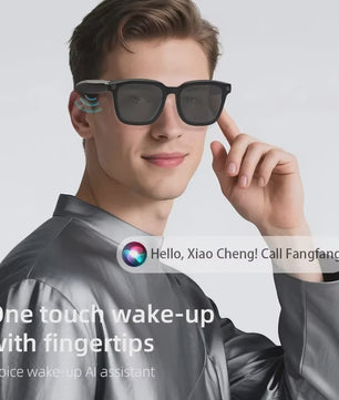 Smart AI Bril met Camera, Vertaling & Bluetooth - Fotografeer & Bel Handsfree