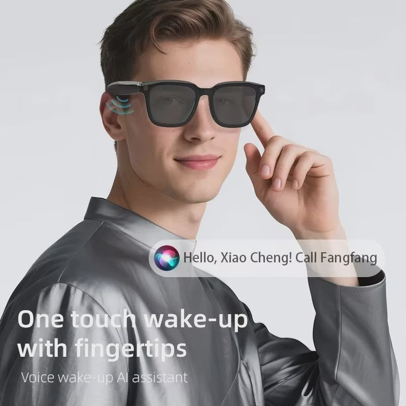 Smart AI Bril met Camera, Vertaling & Bluetooth - Fotografeer & Bel Handsfree