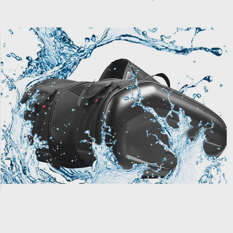 Motor Zijkoffers Set - Waterdicht & Uitbreidbaar - Inclusief Regenhoes