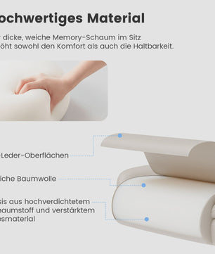 Ergonomische Bureaustoel met Voetensteun en Rugondersteuning - Comfortabel Thuiswerken en Gamen