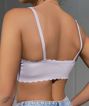 Naadloze Comfort Beha met Padded Cups en Golvende Rand - 9 Kleuren