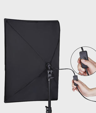 Professionele Softbox Verlichtingskit 50x70CM met LED Lamp - Continu Licht Systeem