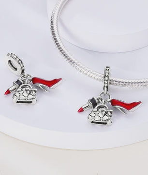 925 Sterling Zilveren Bedel 'Mom Love' - Perfect Cadeau voor Moederdag en Verjaardag