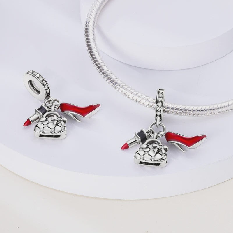 925 Sterling Zilveren Bedel 'Mom Love' - Perfect Cadeau voor Moederdag en Verjaardag