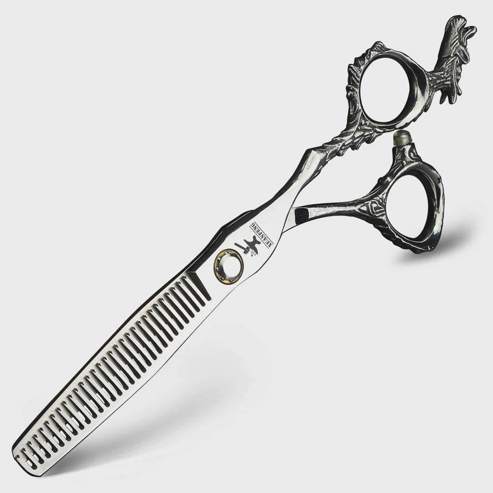 Xuanfeng 6-inch Drakenhandvat Haar Scharen Set - Professionele Knipper- en Effen Schaar