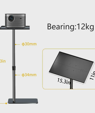 Universele Projector Stand met 360° Draaibare Balhoofd – Verstelbaar & Stabiel