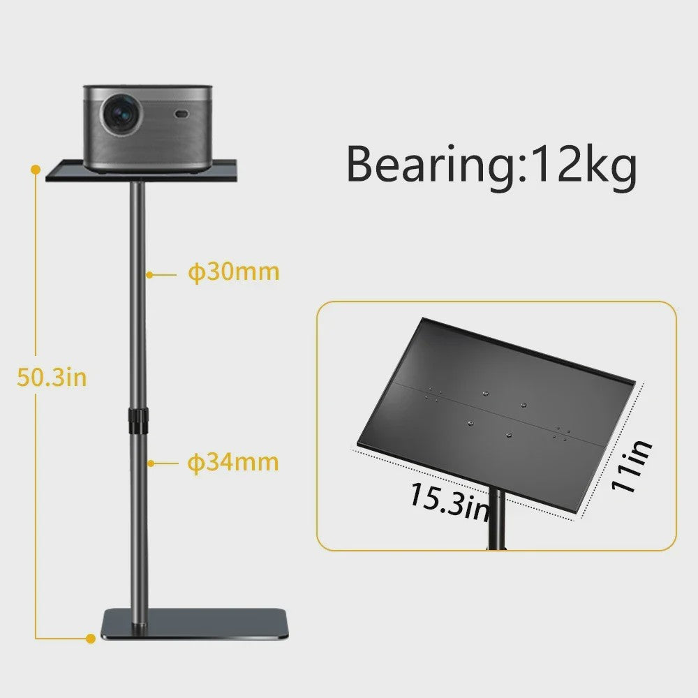 Universele Projector Stand met 360° Draaibare Balhoofd – Verstelbaar & Stabiel
