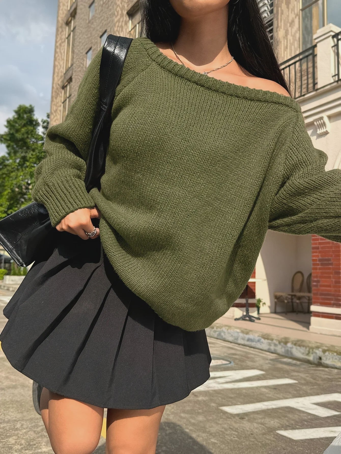 Dames Gebreide Pullover met Ronde Hals - Casual & Veelzijdig