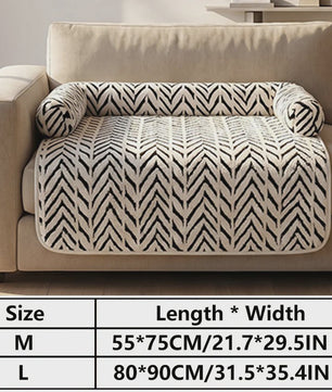 Zachte Pluche Hond & Kat Sofa Bed Mat met Anti-slip Bodem en Zijsteunen - Beschermt Bank & Stoel