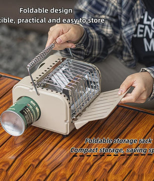 Compacte Draagbare Camping Gas Kachel & Verwarming - Multifunctioneel