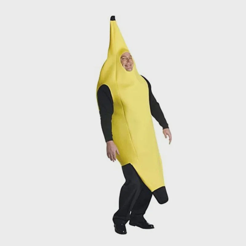 Grappig Bananen Kostuum voor Volwassenen - Perfect voor Feestjes, Carnaval & Halloween