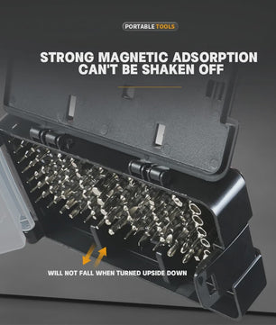 116-delige Precisie Schroevendraaierset met 98 Magnetische Bits voor Reparatie