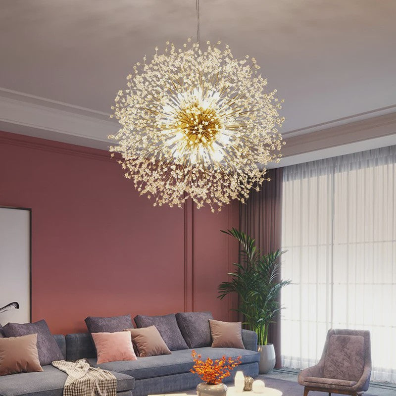 Moderne Bloemvormige LED Hanglamp - Sterrenhemel Effect voor Woonkamer & Eetkamer