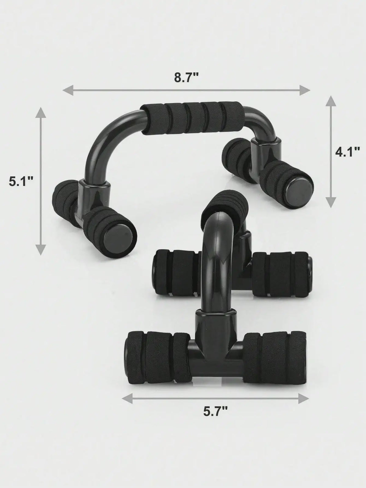 7-delige Home Workout Set: Springtouw, Handknijper, Push-up Bars & Buikroller