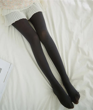 120D Lolita Stijl Dijhoge Nylon Kousen - Zoet & Sexy - Melkwit