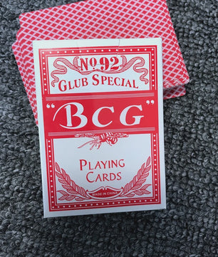 BCG Poker Speelkaarten - 52 kaarten + 2 Jokers - Plastic Coated - 63x88mm