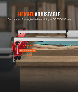 64-inch Router Sled: Draagbare en Verstelbare Houtvlakker voor Doe-het-zelf Projecten