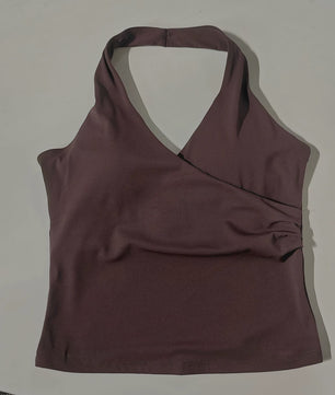 Comfortabele Sport BH met V-hals en Halter Nek - Ademend & Stijlvol