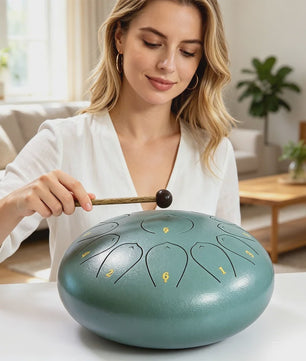 Professionele Steel Tongue Drum 13 Noten - Muziekinstrument voor Ontspanning en Yoga
