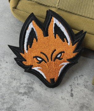 Fox Morale Patch - Tactische Borduur Badge met Klittenband voor Kleding en Rugzakken