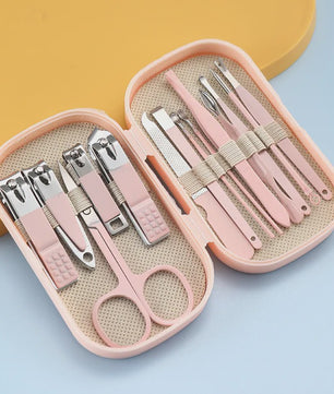 14-delige Luxe Manicure en Pedicure Set - Roestvrij Staal