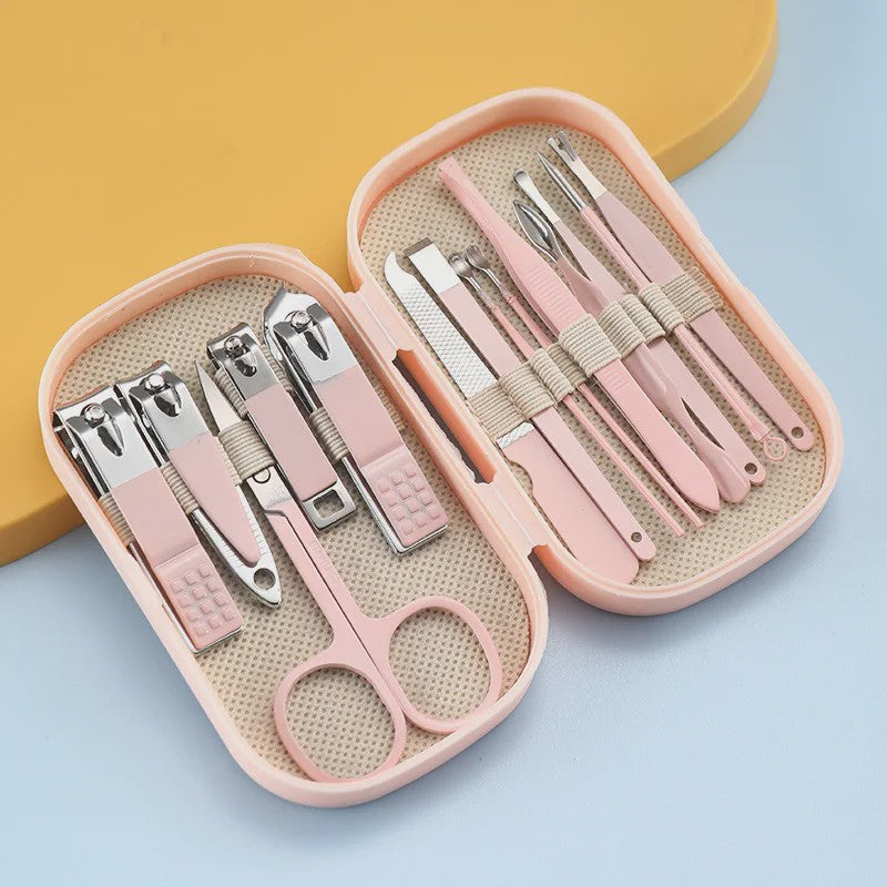 14-delige Luxe Manicure en Pedicure Set - Roestvrij Staal