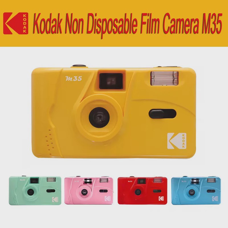 Kodak M35 Filmcamera - Herbruikbaar, Retro & Draagbaar 35mm Fototoestel