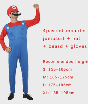 Super Mario & Luigi Cosplay Kostuum voor Volwassenen - Feest & Halloween