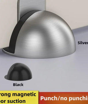 RVS Magneet Deurstops - Stootvrij, Zonder Boren & Stille Buffer
