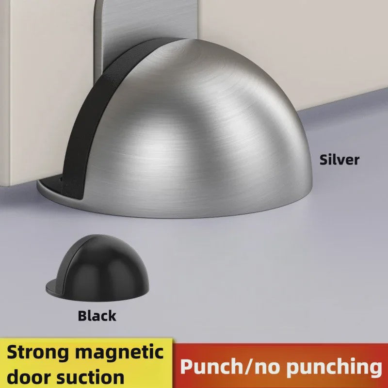 RVS Magneet Deurstops - Stootvrij, Zonder Boren & Stille Buffer