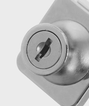 Glazen Deurslot met Sleutel - Zinklegering, Veilig voor Vitrine, Bureau, Lade & Kantoor