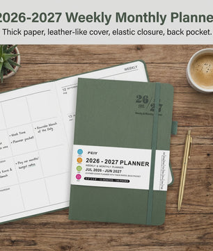 Minimalistische A5 Planner 2026-2027: Dagelijks & Wekelijks Boek voor Werk en Studie
