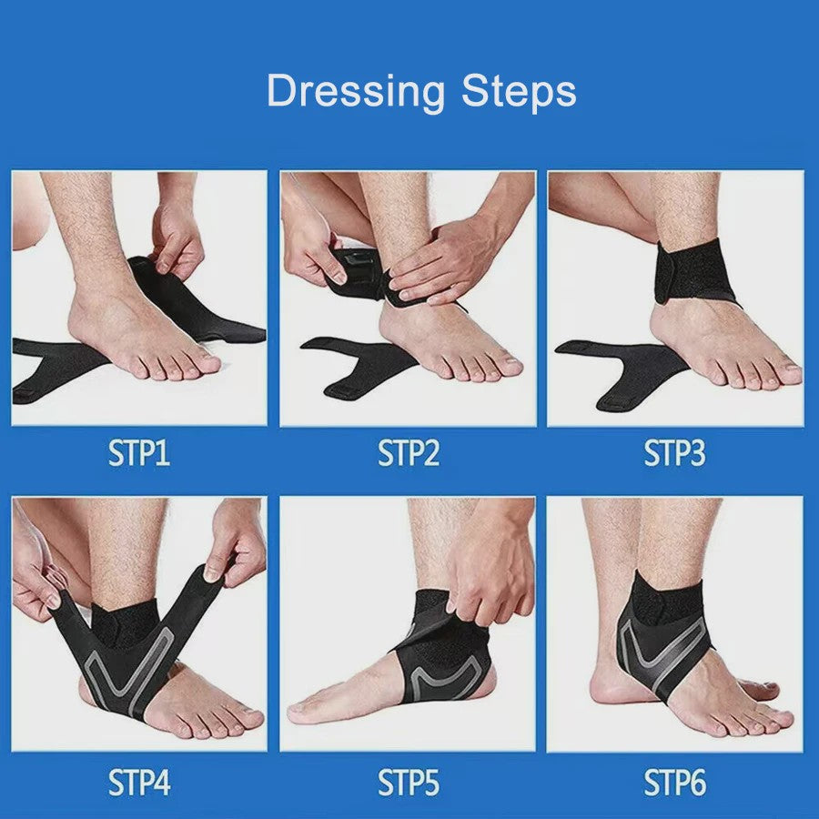 Comfortabele Enkelbrace met Compressie - Ademend & Ondersteunend voor Sport