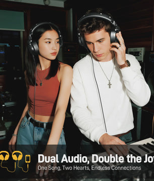 MAONO MH700 Professionele Studio Monitor Koptelefoon - 50mm Driver, Over-Ear, DJ & Podcast