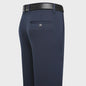Herfst/Winter Heren Broek: Comfortabele Business Casual Pantalon met Elastische Taille