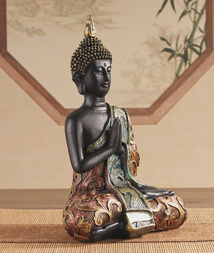 Zittende Boeddha Beeld - Religieus Kunstwerk & Decoratie voor Huis en Kantoor