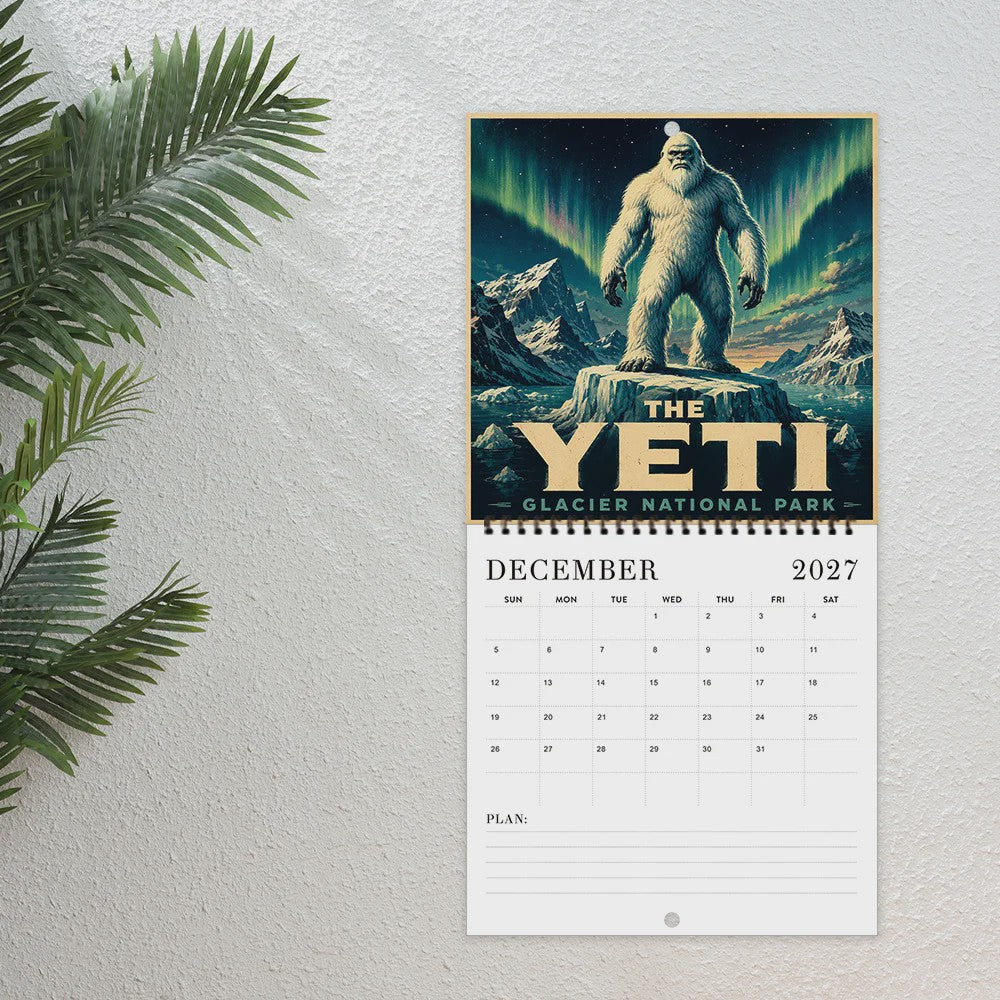 2027 Kalender: Mysterieuze Wezens & Buitenaardse Beschavingen - Jaarplanner