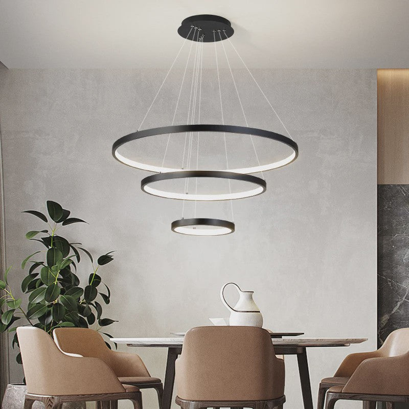 Moderne LED Plafondlamp Kroonluchter - Stijlvol Design voor Woonkamer, Slaapkamer & Eetkamer