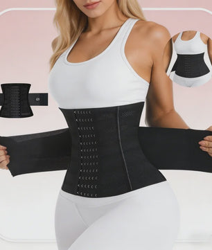 Shapewear Corset Waist Trainer met Dubbele Buikcontrole voor Slanke Taille