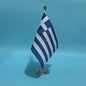 Griekse Vlag Bureau - 14x21cm Polyester Tafelvlag