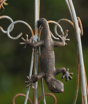 Decoratieve Hangende Gecko Figuur voor Plantenbakken - Tuin en Terras Decoratie
