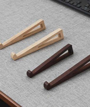 Houten Laptop Standaard - Verhoogt en Koelt je Notebook