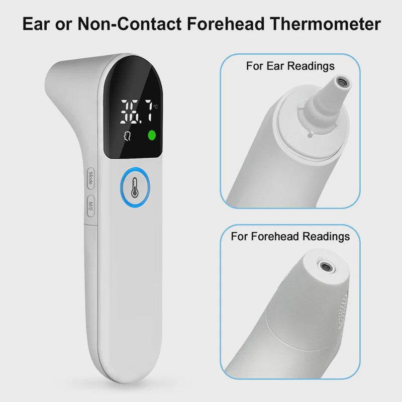 Digitale Infrarood Thermometer - Contactloos Meten voor Baby & Volwassene