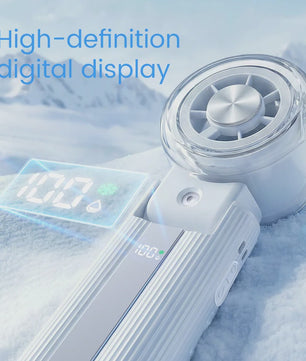 Draagbare Vernevelaar Ventilator met IJskoeling - 3600mAh USB Oplaadbaar