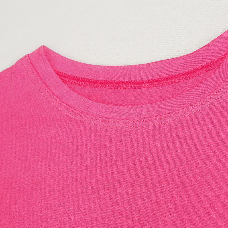 Schattig Katoenen T-shirt Meisjes met Bloemprint - Maten 2 t/m 14 Jaar