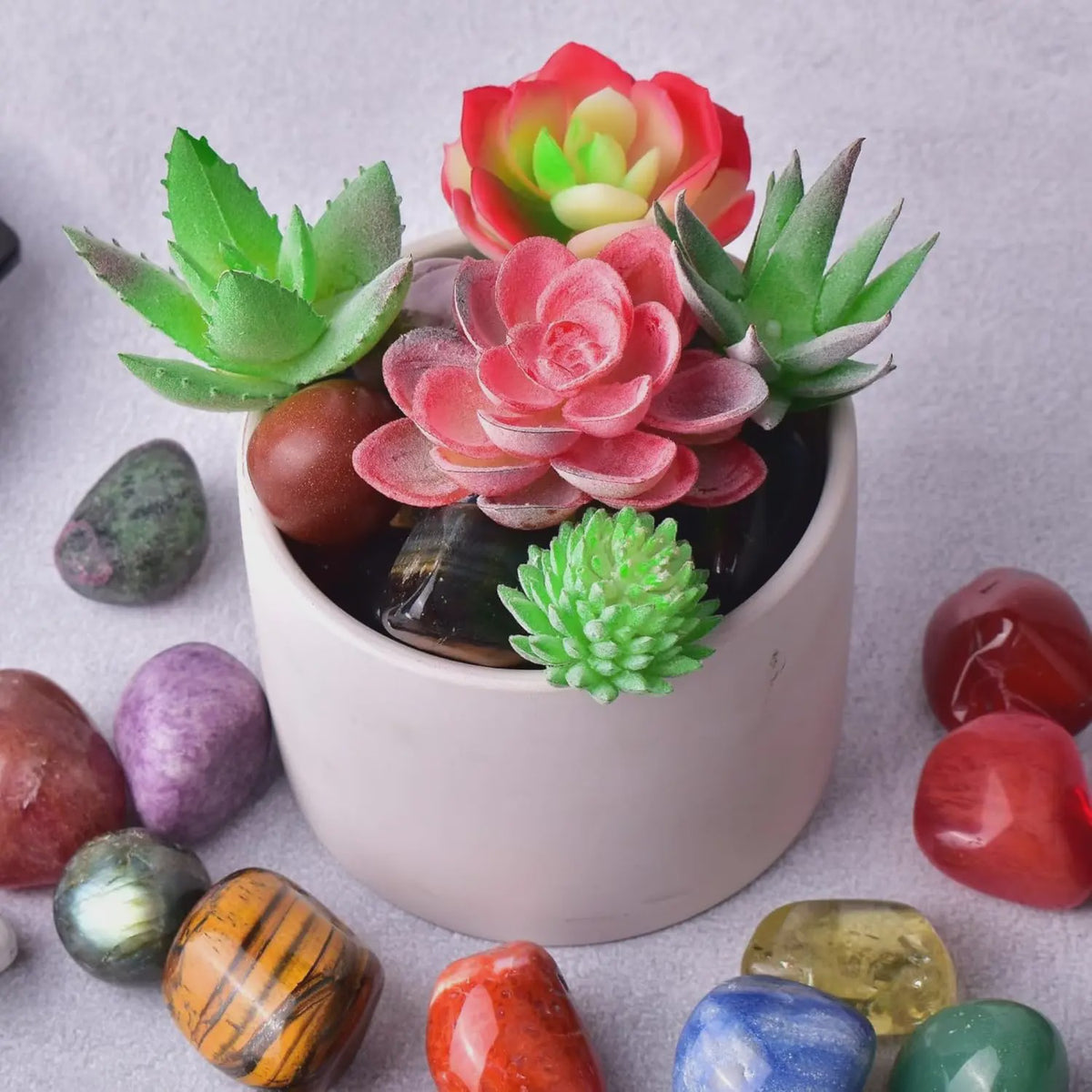 Gepolijste Kristallen en Edelstenen (2-3cm) - Healing, Meditatie & Spiritualiteit